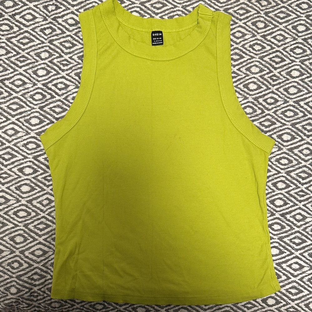 SHEIN Lime Green Tank Top